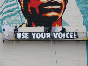 Obey Giant Painting Mural