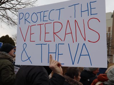 Unions, Veterans Protest Cuts to VA