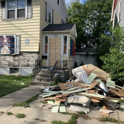 Illegal Dumping on 2600 block of Port Sunlight Way.. Photo provided by Ald. Ashanti Hamilton