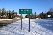 The village of Necedah, Wis., has a population of under 1,000. The formula for shared revenue, the state’s primary local aid program, increased significantly for towns and villages with small populations while percentage increases were far more modest for Wisconsin’s largest cities. (Coburn Dukehart / Wisconsin Watch)